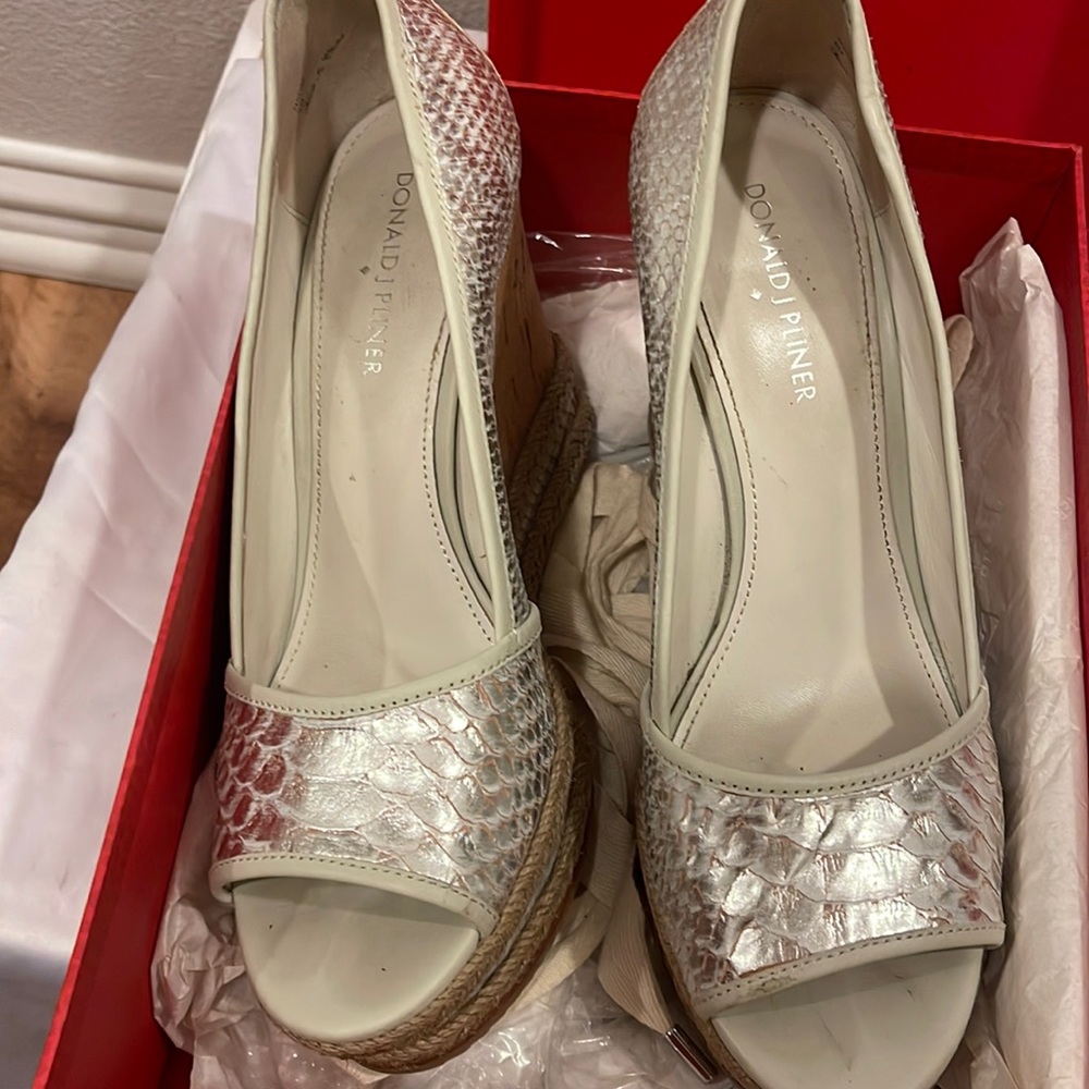 Donald J. Pliner | Bedazzled Frida Platform Wedge